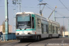 Tram 102 sur la ligne T1 (RATP) à Noisy-le-Sec