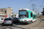 Tram 212 sur la ligne T1 (RATP) à Bobigny