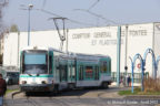 Tram 107 sur la ligne T1 (RATP) à Noisy-le-Sec