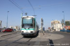 Tram 105 sur la ligne T1 (RATP) à Noisy-le-Sec