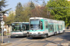 Tram 204 sur la ligne T1 (RATP) à Bobigny