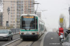 Tram 118 sur la ligne T1 (RATP) à L'Île-Saint-Denis