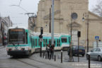 Tram 211 sur la ligne T1 (RATP) à Gennevilliers