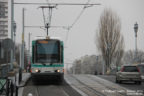 Tram 114 sur la ligne T1 (RATP) à L'Île-Saint-Denis