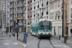 Tram 108 sur la ligne T1 (RATP) à Gennevilliers