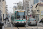 Tram 118 sur la ligne T1 (RATP) à L'Île-Saint-Denis