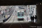 Tram 210 sur la ligne T1 (RATP) à Saint-Denis