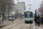 Tram 208 sur la ligne T1 (RATP) à Villeneuve-la-Garenne