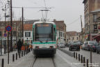 Tram 101 sur la ligne T1 (RATP) à Gennevilliers