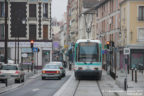 Tram 116 sur la ligne T1 (RATP) à Gennevilliers