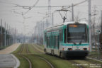 Tram 108 sur la ligne T1 (RATP) à Gennevilliers