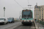 Tram 103 sur la ligne T1 (RATP) à L'Île-Saint-Denis