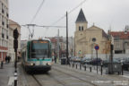 Tram 207 sur la ligne T1 (RATP) à Gennevilliers