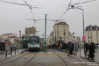 Tram 210 sur la ligne T1 (RATP) à Saint-Denis