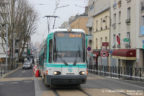 Tram 103 sur la ligne T1 (RATP) à L'Île-Saint-Denis