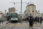 Tram 210 sur la ligne T1 (RATP) à Saint-Denis