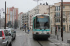 Tram 108 sur la ligne T1 (RATP) à Gennevilliers