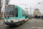 Tram 210 sur la ligne T1 (RATP) à Saint-Denis