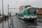 Tram 103 sur la ligne T1 (RATP) à Noisy-le-Sec