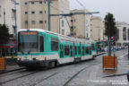 Tram 103 sur la ligne T1 (RATP) à Noisy-le-Sec