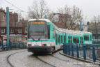 Tram 208 sur la ligne T1 (RATP) à Noisy-le-Sec