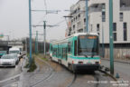 Tram 112 sur la ligne T1 (RATP) à Bobigny