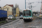 Tram 204 sur la ligne T1 (RATP) à Bobigny