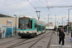 Tram 201 sur la ligne T1 (RATP) à Asnières-sur-Seine