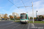 Tram 208 sur la ligne T1 (RATP) à Gennevilliers