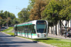 Tram 306 sur la ligne T3a (RATP) à Porte de Gentilly (Paris)