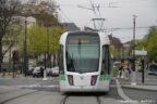 Tram 308 sur la ligne T3a (RATP) à Porte de Gentilly (Paris)