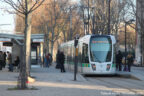 Tram 321 sur la ligne T3a (RATP) à Porte de Choisy (Paris)