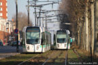 Trams 307 et 311 sur la ligne T3a (RATP) à Porte d'Ivry (Paris)