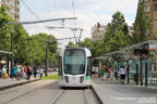 Tram 308 sur la ligne T3a (RATP) à Porte d'Italie (Paris)