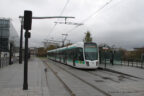 Tram 317 sur la ligne T3a (RATP) à Pont du Garigliano (Paris)