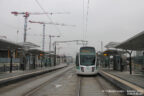 Tram 340 sur la ligne T3b (RATP) à Rosa Parks (Paris)