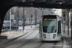 Tram 344 sur la ligne T3b (RATP) à Porte de la Chapelle (Paris)