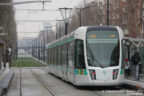 Tram 326 sur la ligne T3b (RATP) à Porte d'Aubervilliers (Paris)