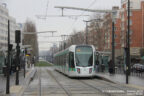 Tram 326 sur la ligne T3b (RATP) à Porte d'Aubervilliers (Paris)