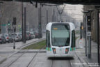 Tram 344 sur la ligne T3b (RATP) à Porte de la Chapelle (Paris)