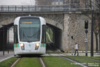 Tram 343 sur la ligne T3b (RATP) à Canal Saint-Denis (Paris)