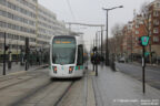 Tram 326 sur la ligne T3b (RATP) à Porte d'Aubervilliers (Paris)