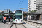 Tram 332 sur la ligne T3b (RATP) à Porte de Vincennes (Paris)