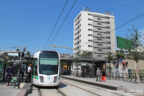 Tram 332 sur la ligne T3b (RATP) à Porte de Vincennes (Paris)