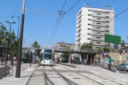 Tram 332 sur la ligne T3b (RATP) à Porte de Vincennes (Paris)