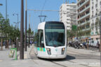 Tram 332 sur la ligne T3b (RATP) à Porte de Vincennes (Paris)