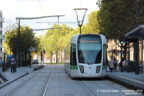 Tram 343 sur la ligne T3b (RATP) à Adrienne Bolland (Paris)