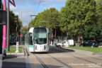 Tram 357 sur la ligne T3b (RATP) à Porte de Bagnolet (Paris)