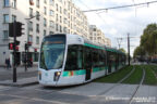 Tram 354 sur la ligne T3b (RATP) à Porte de Bagnolet (Paris)