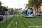 Tram 357 sur la ligne T3b (RATP) à Porte des Lilas (Paris)